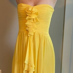 Max & Cleo yellow formal dress size 2